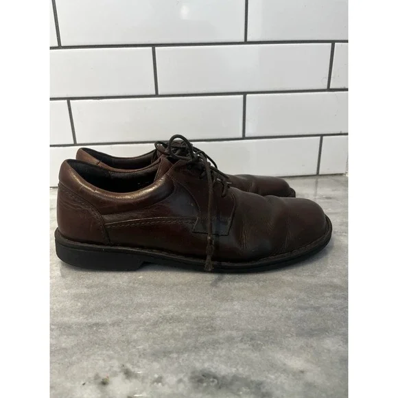 Birkenstock Footprints Shoes Mens 11.5 Brown Leather Oxford Lace Up Portugal